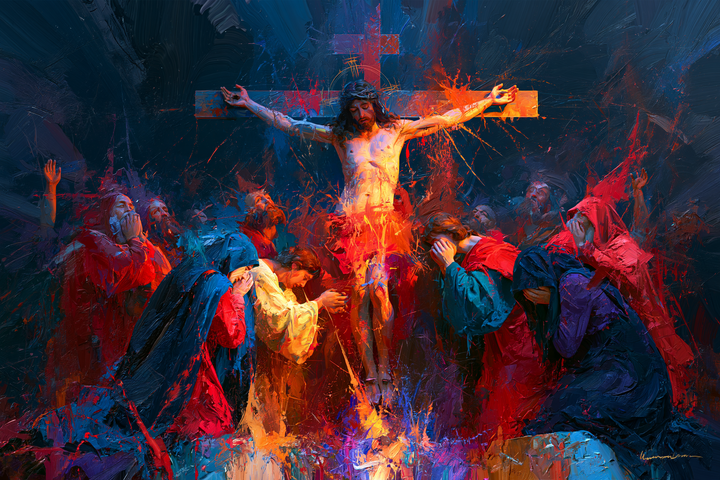 The Crucifixion — The Chorus of Blazing Colours