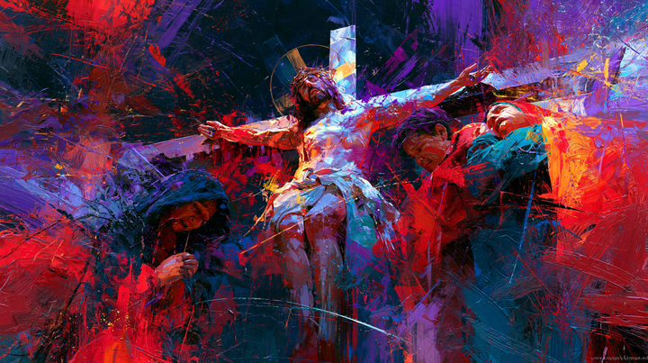 The Crucifixion - Expressionist · Landscape n° 22