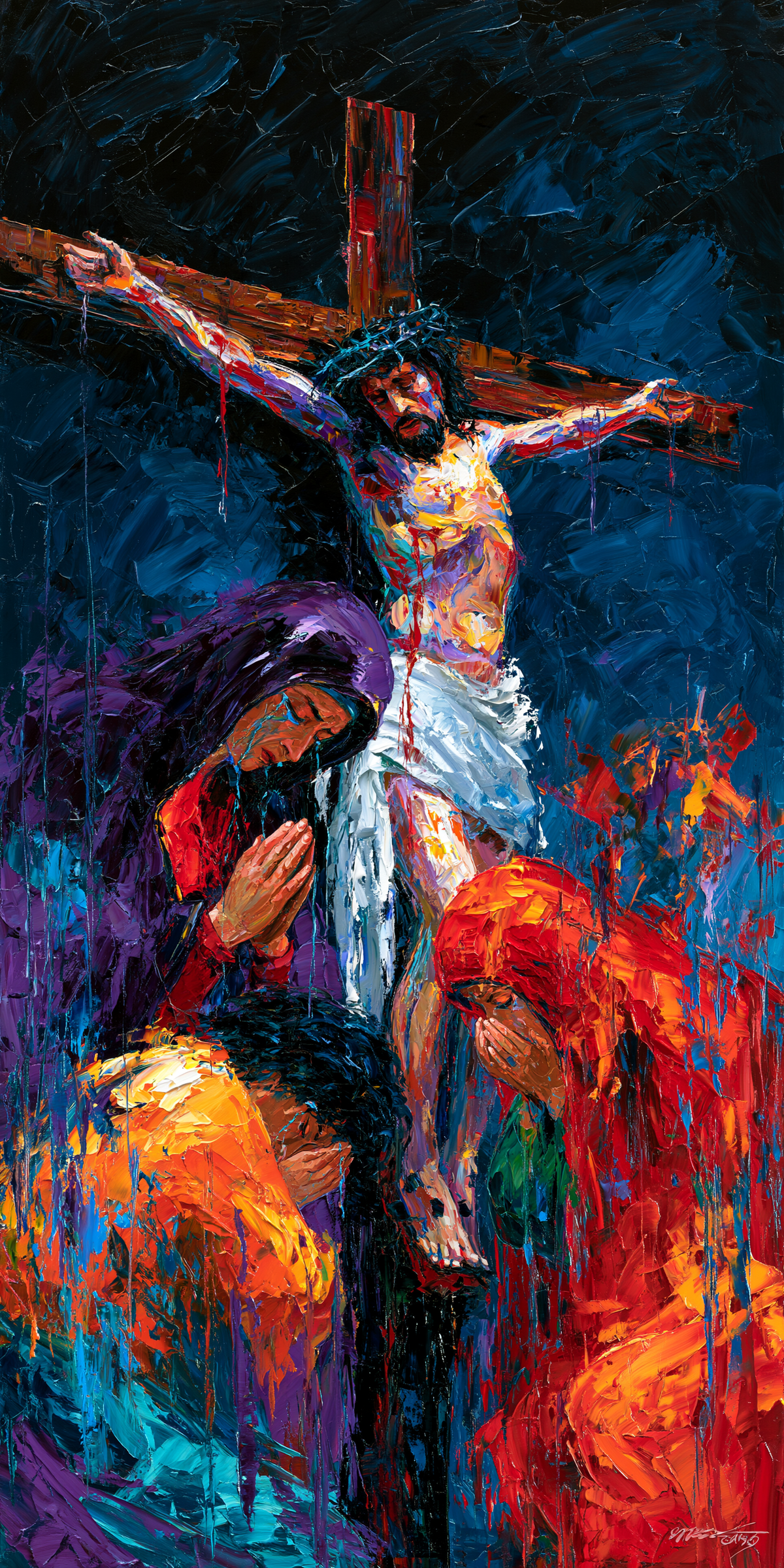 การตรึงกางเขน - Expressionist · ภาพเหมือนหมายเลข 2 - ศิลปะคริสเตียน