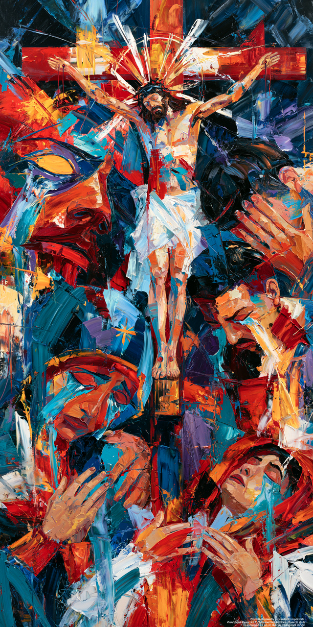 The Crucifixion - Expressionist · Portrait n° 4