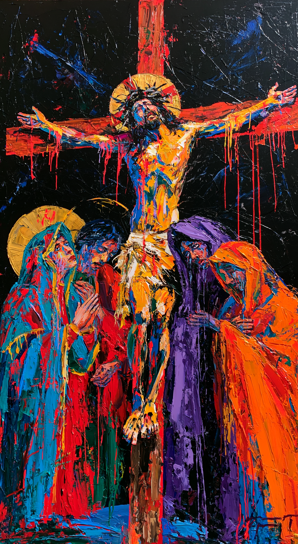 การตรึงกางเขน - Expressionist · ภาพเหมือนหมายเลข 7 - ศิลปะคริสเตียน