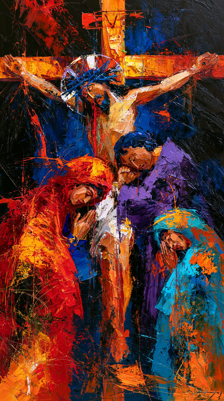 The Crucifixion - Expressionist · Portrait n° 9