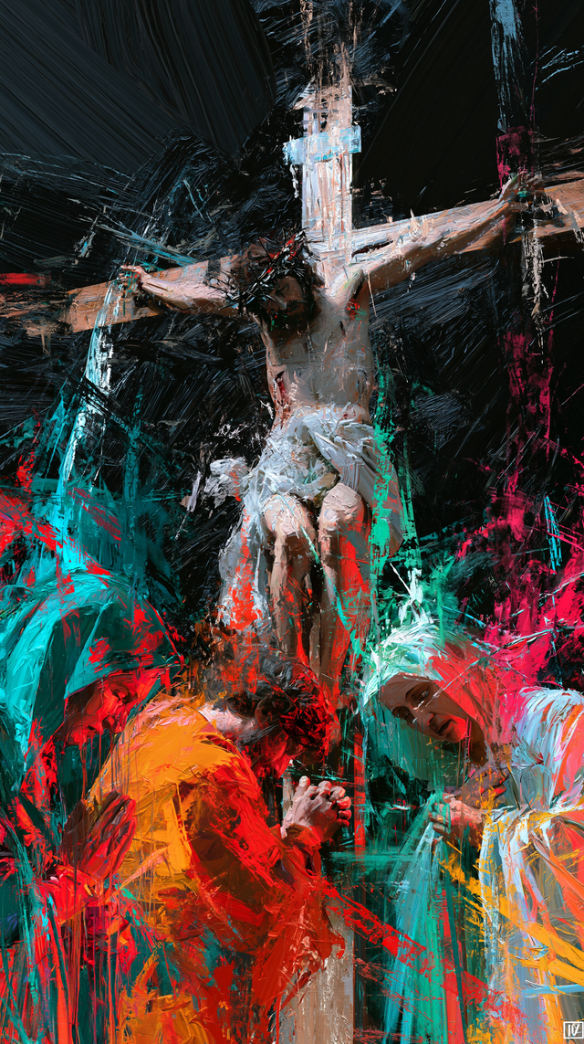 การตรึงกางเขน - Expressionist · ภาพเหมือนหมายเลข 10
