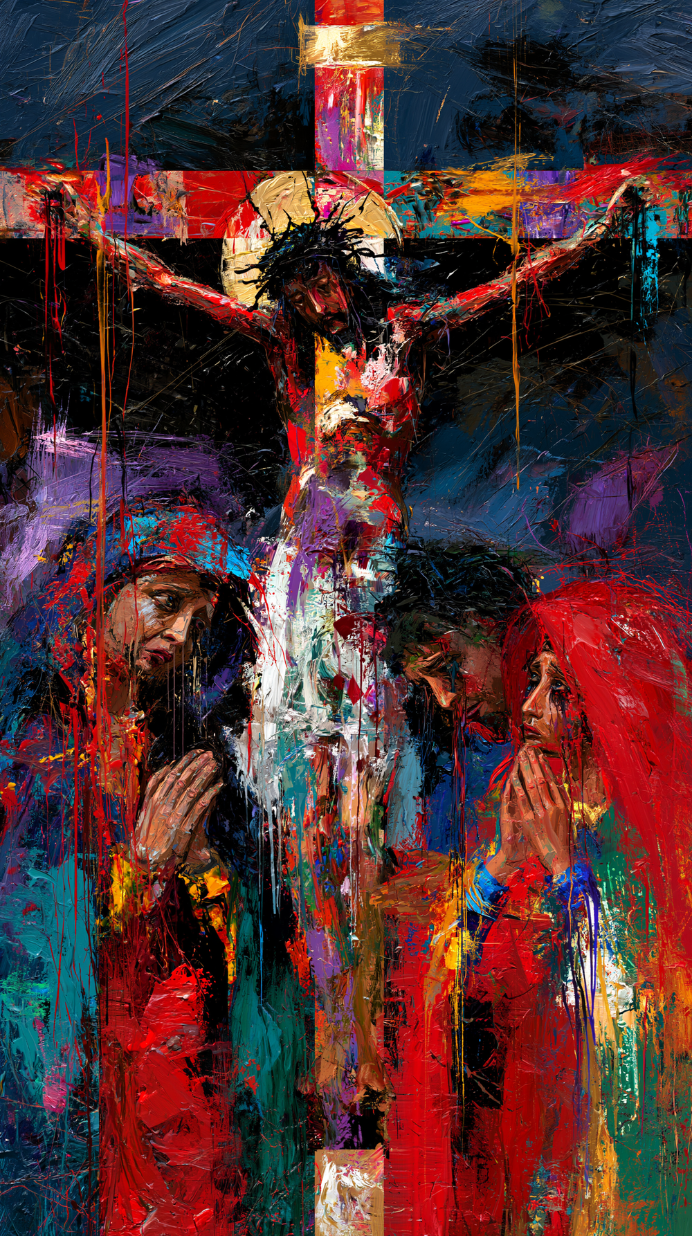 การตรึงกางเขน - Expressionist · ภาพเหมือนหมายเลข 11 - ศิลปะคริสเตียน
