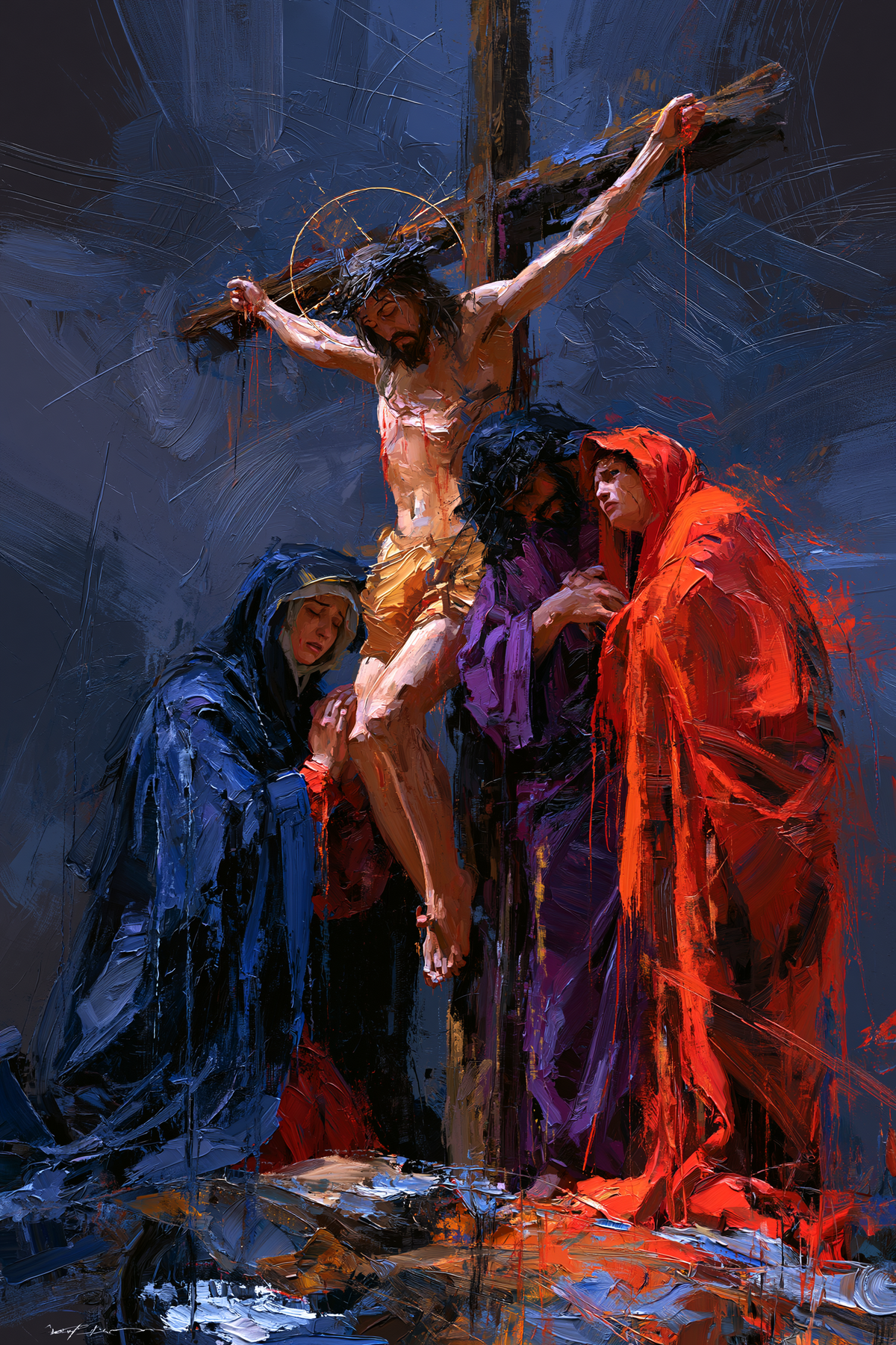 การตรึงกางเขน - Expressionist · ภาพเหมือนหมายเลข 13