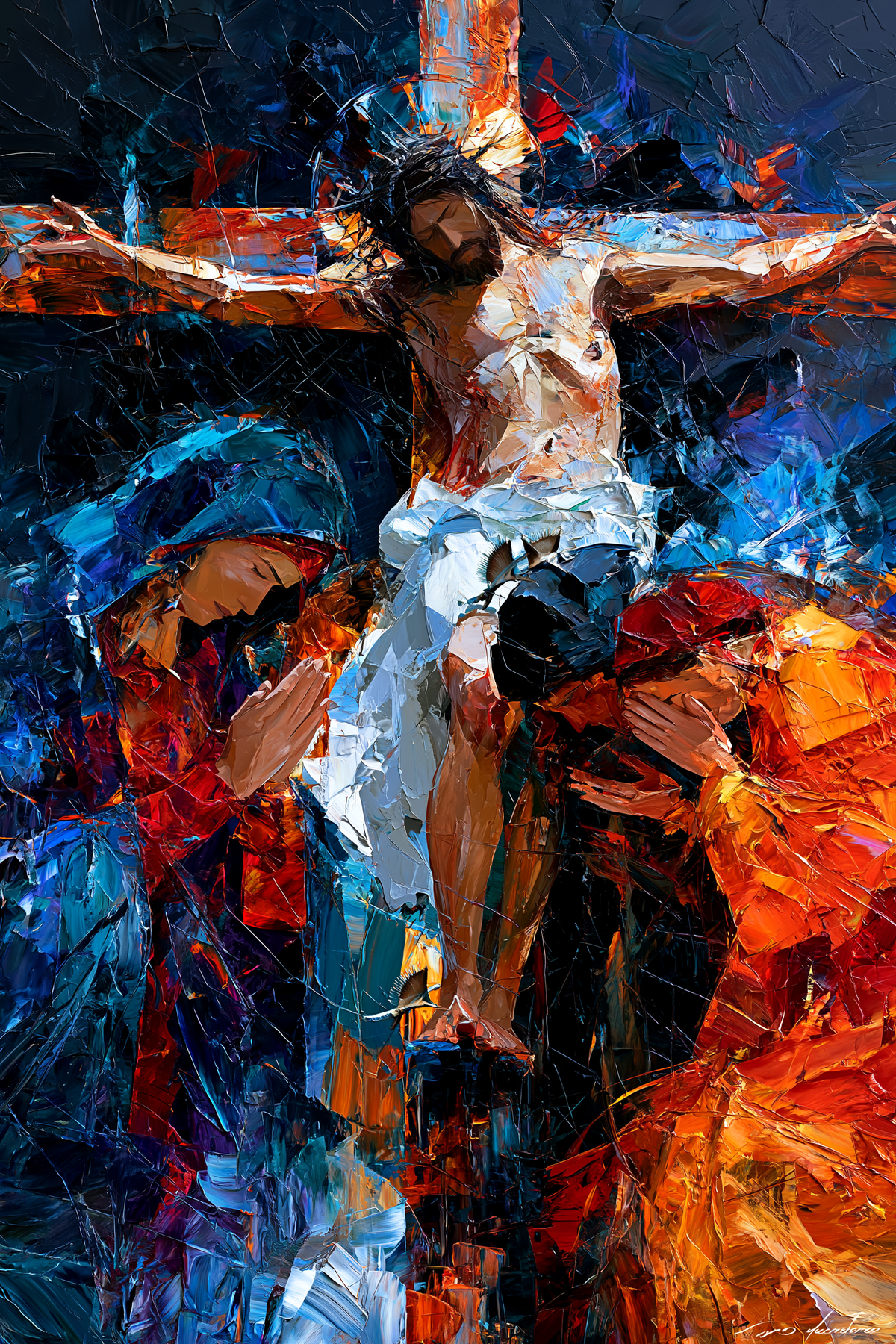การตรึงกางเขน - Expressionist · ภาพเหมือนหมายเลข 16 - ศิลปะคริสเตียน