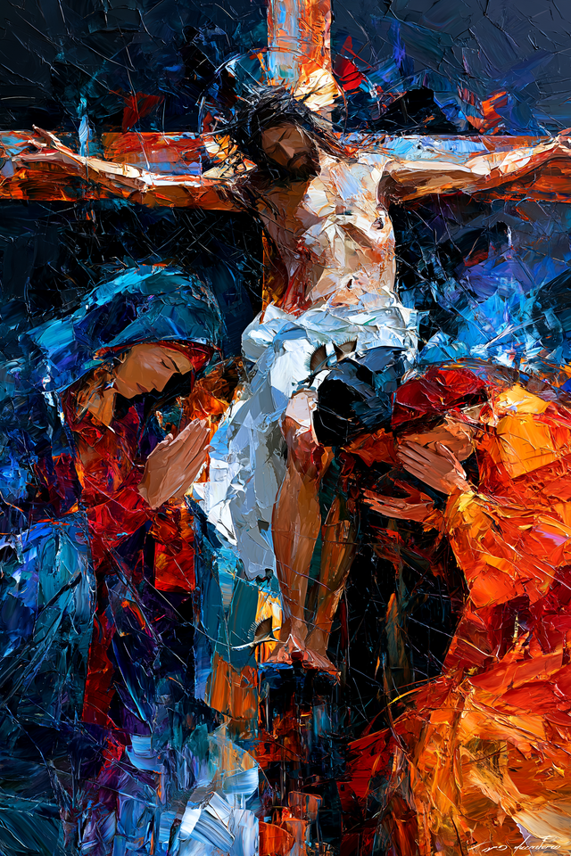 การตรึงกางเขน - Expressionist · ภาพเหมือนหมายเลข 16