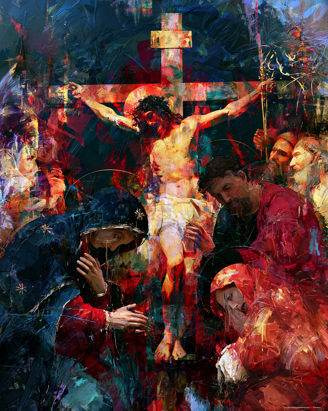 การตรึงกางเขน - Expressionist · ภาพเหมือนหมายเลข 21