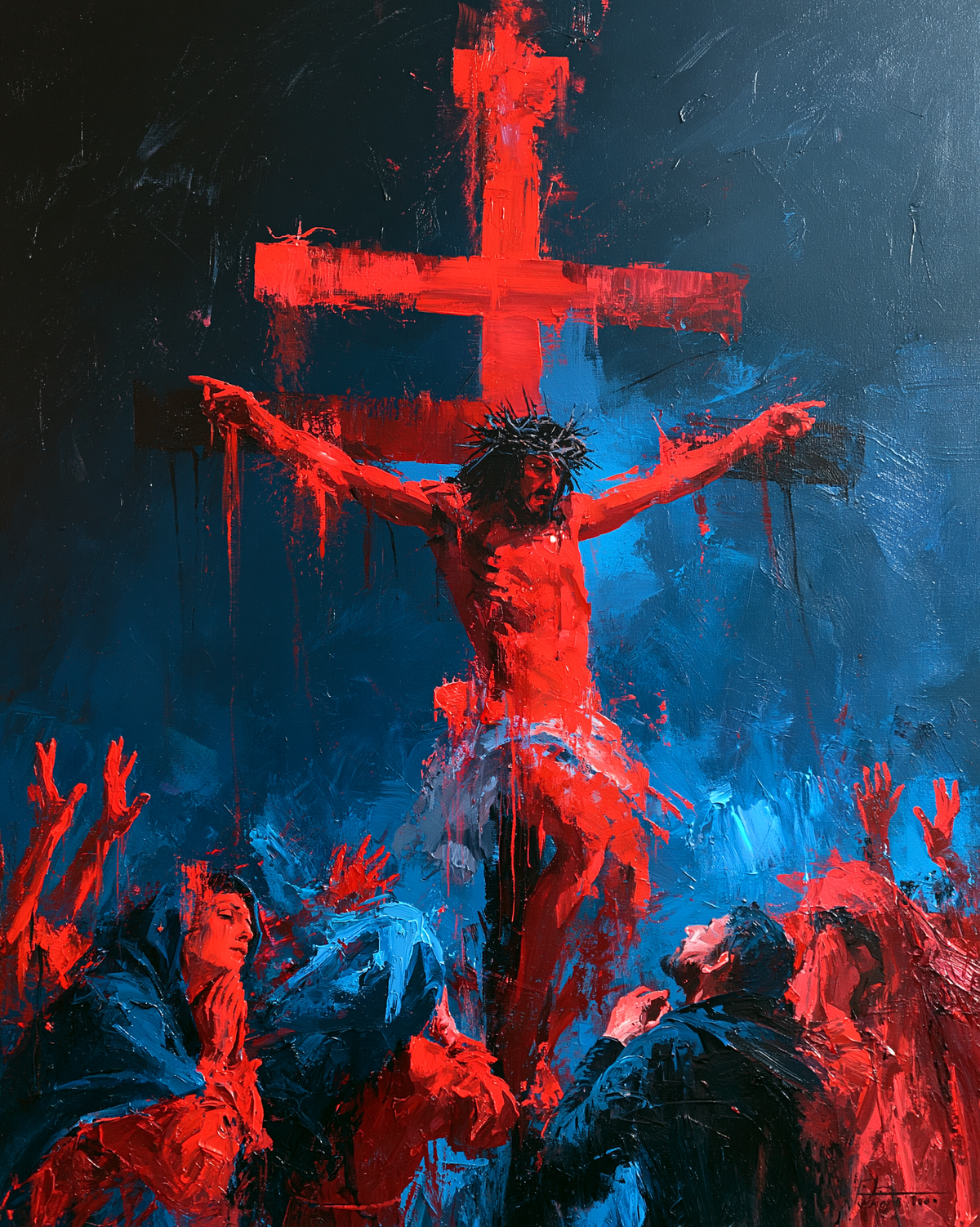 การตรึงกางเขน - Expressionist · ภาพเหมือนหมายเลข 22