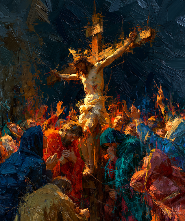 การตรึงกางเขน - Expressionist · ภาพเหมือนหมายเลข 26