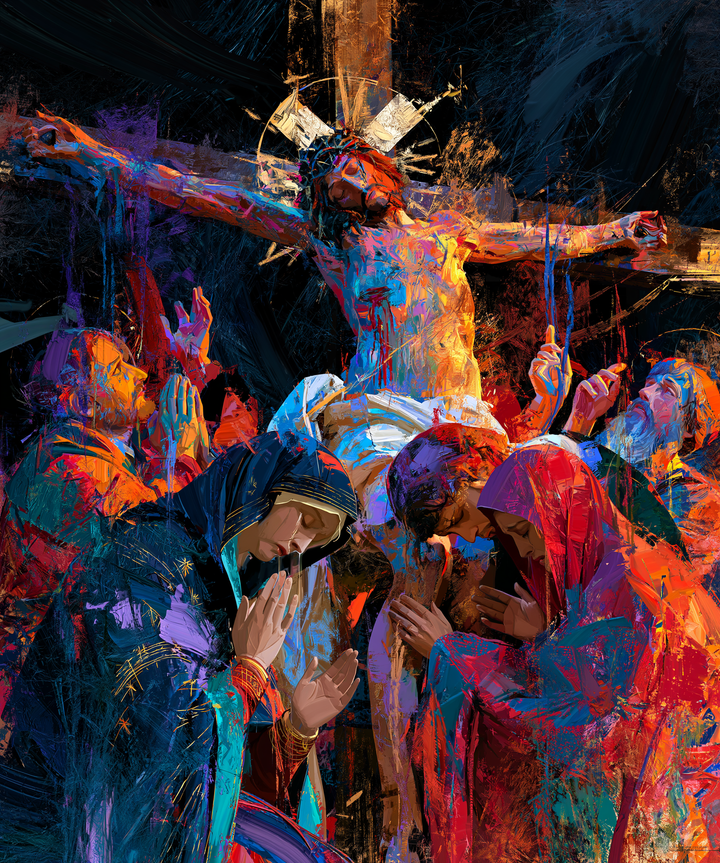 การตรึงกางเขน - Expressionist · ภาพเหมือนหมายเลข 27