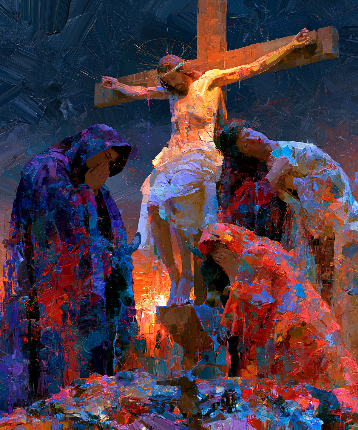 การตรึงกางเขน - Expressionist · ภาพเหมือนหมายเลข 28