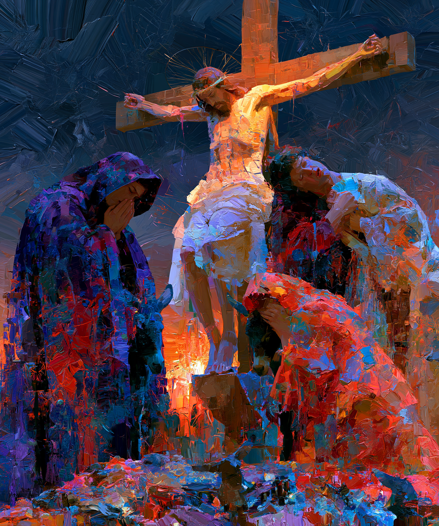 การตรึงกางเขน - Expressionist · ภาพเหมือนหมายเลข 28