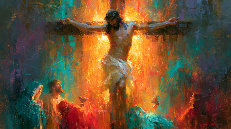 The Crucifixion - Impressionist · Landscape n° 13