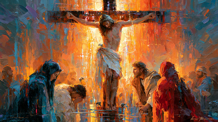 The Crucifixion - Impressionist · Landscape n° 14