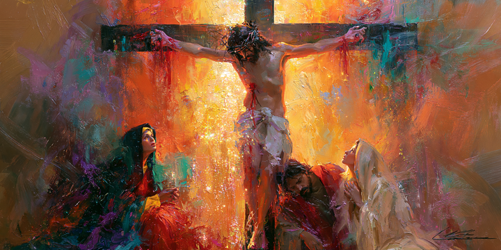The Crucifixion — The White Veil before Russet Light