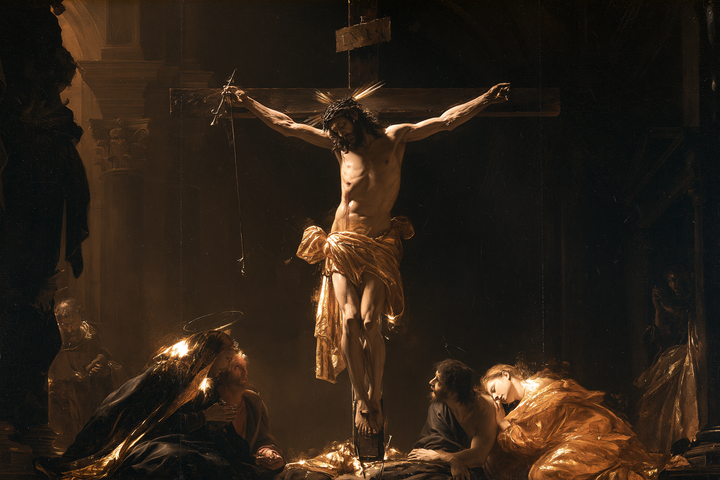 The Crucifixion — Mourning in the Light of Stone
