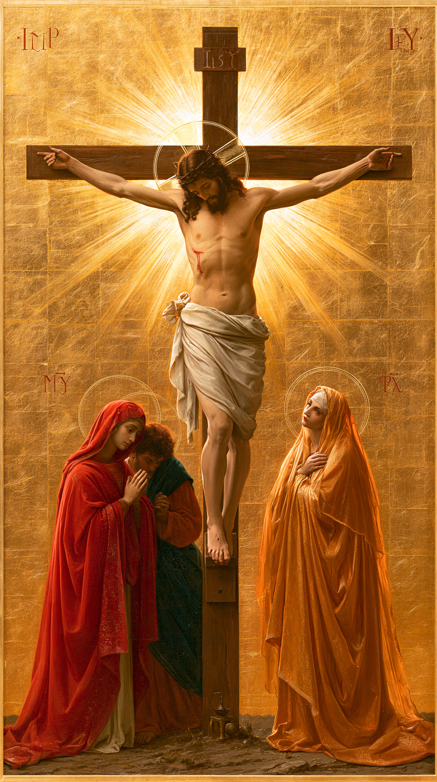 The Crucifixion - Sacred Golden · Portrait n° 2