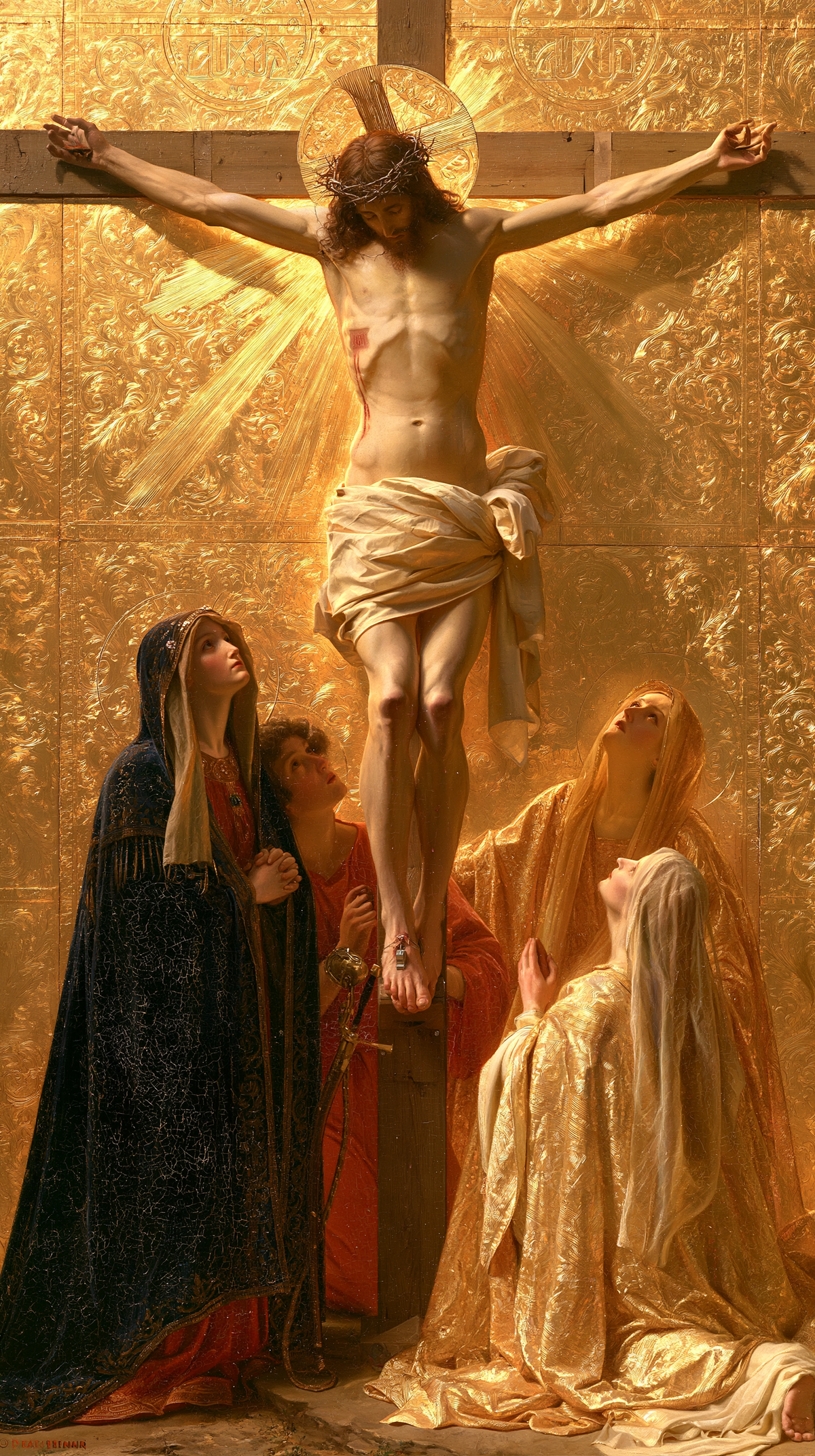 The Crucifixion - Sacred Golden · Portrait n° 5