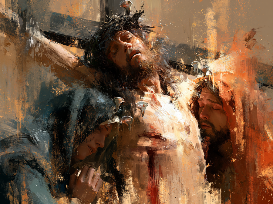 The Crucifixion - Psychological close-up view · Landscape n° 2