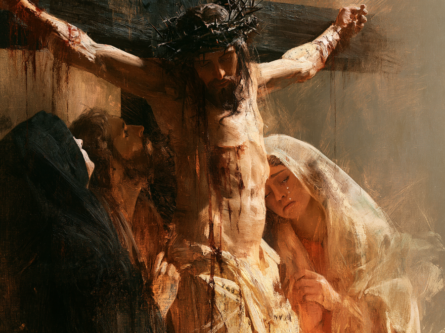 The Crucifixion - Psychological close-up view · Landscape n° 3