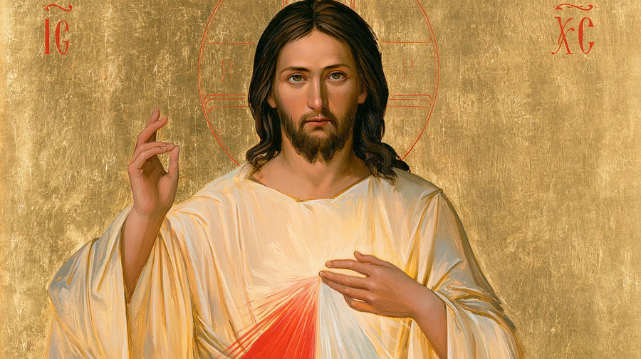 Divine Mercy Jesus - Contemporary Byzantine · Landscape n° 11