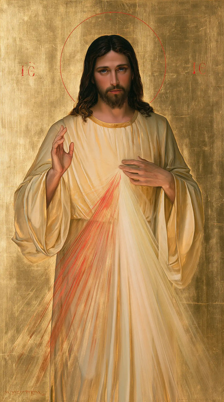 Divine Mercy Jesus - Contemporary Byzantine · Portrait n° 1