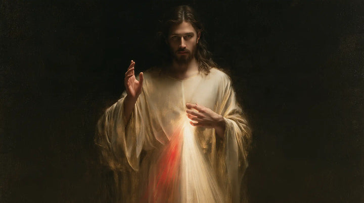 Divine Mercy Jesus - Contemporary Minimalism · Landscape n° 2
