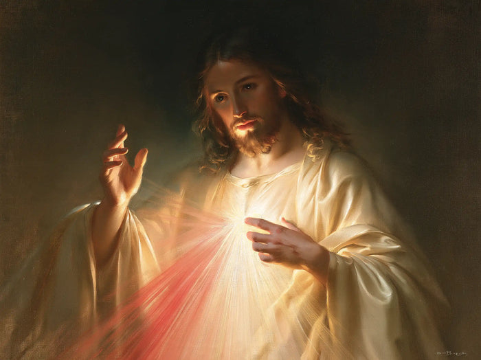 Divine Mercy Jesus - Devotional Portrait · Landscape n° 2