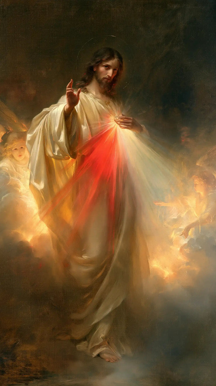Divine Mercy Jesus - Glory of the Merciful Christ · Portrait n° 4