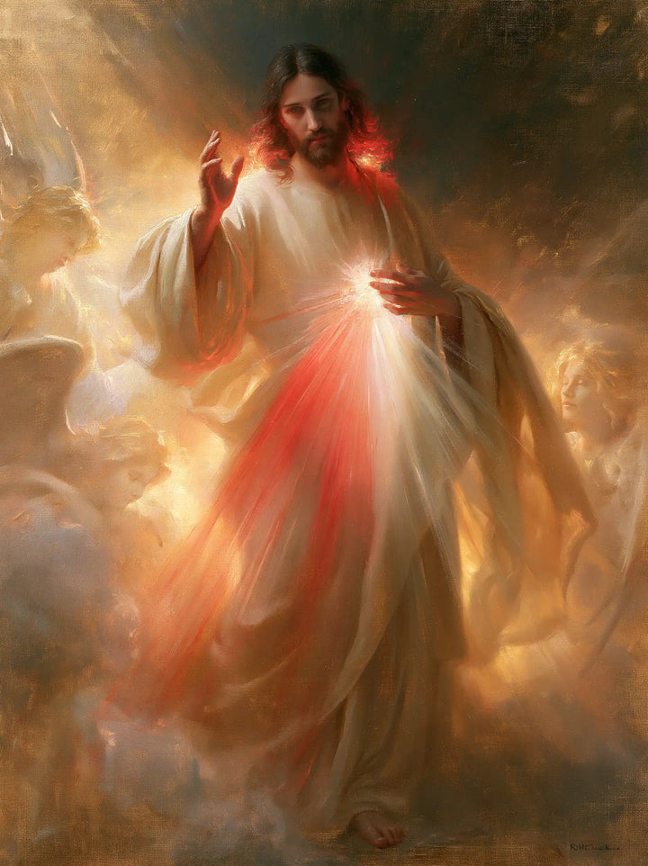 Divine Mercy Jesus - Glory of the Merciful Christ · Portrait n° 5
