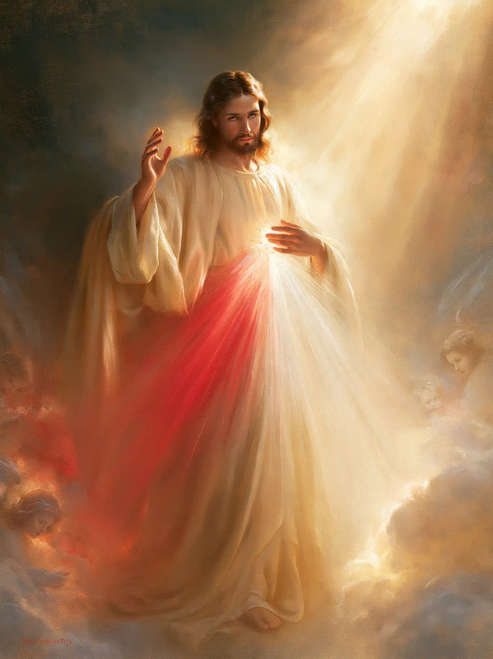 Divine Mercy Jesus - Glory of the Merciful Christ · Portrait n° 6