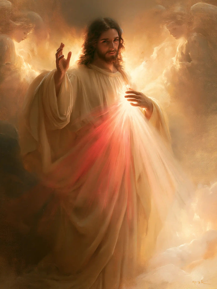 Divine Mercy Jesus - Glory of the Merciful Christ · Portrait n° 9