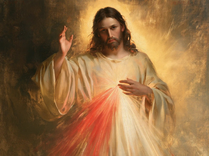Divine Mercy Jesus - Jesus Blessing · Landscape n° 3