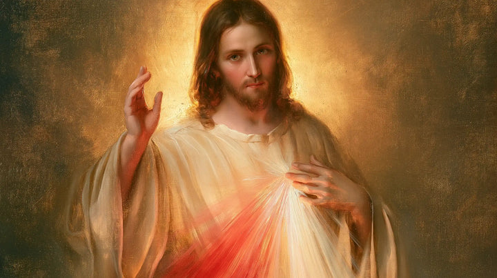 Divine Mercy Jesus - Jesus Blessing · Landscape n° 7