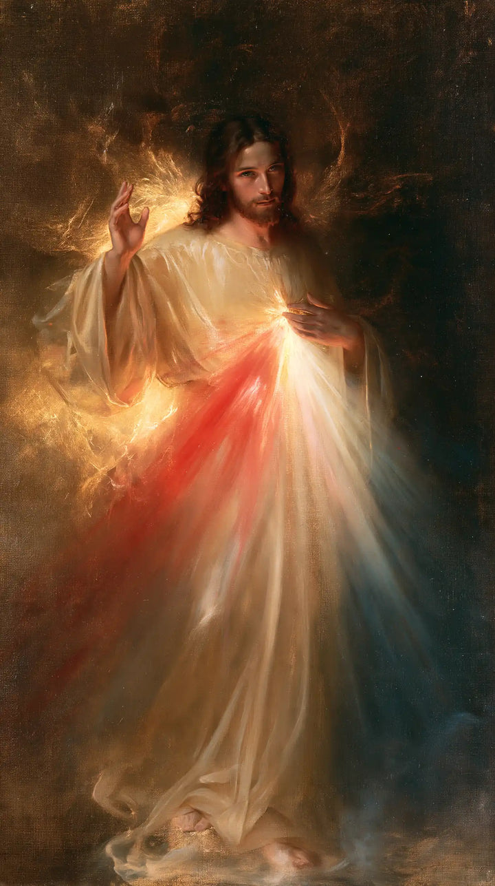 Divine Mercy Jesus - Jesus Blessing · Portrait n° 2