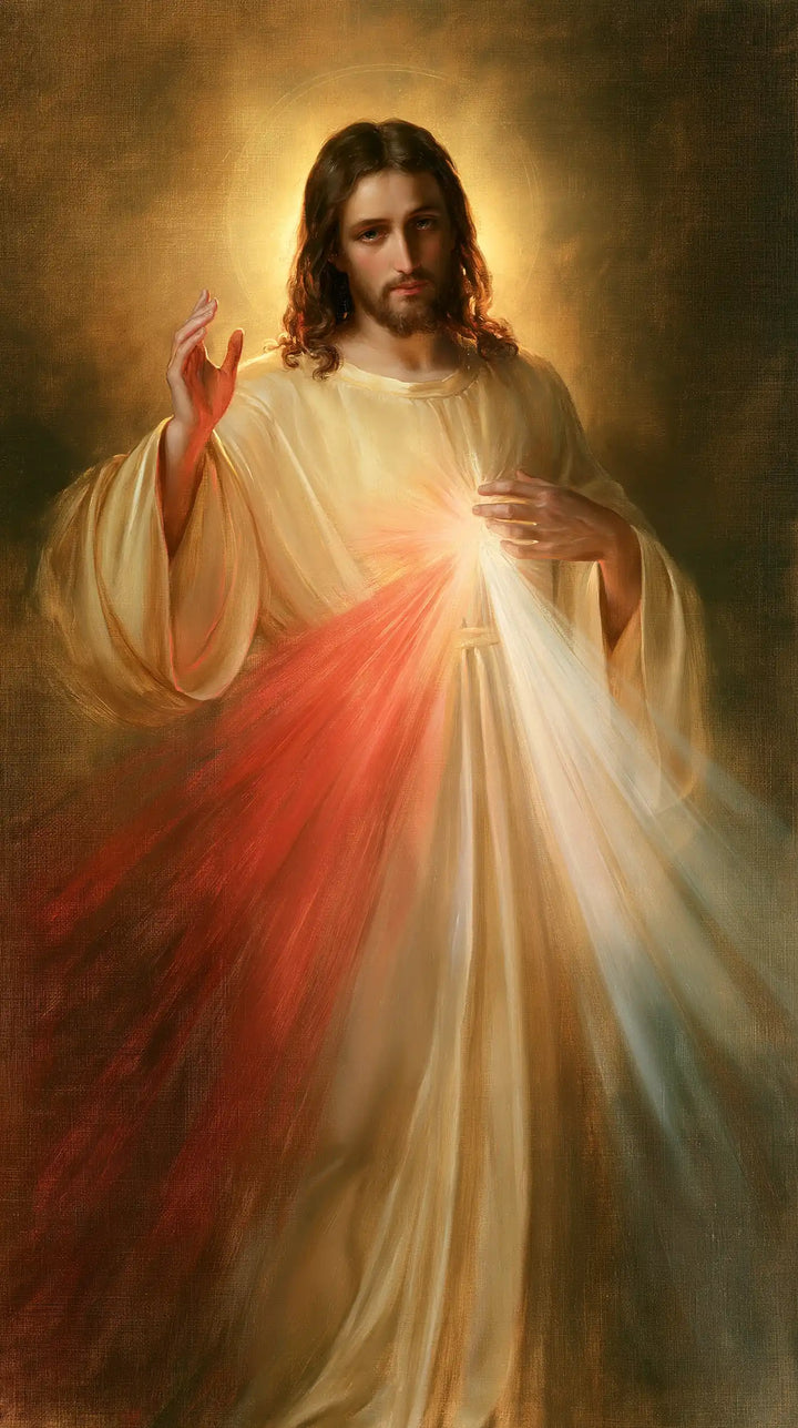 Divine Mercy Jesus - Jesus Blessing · Portrait n° 3