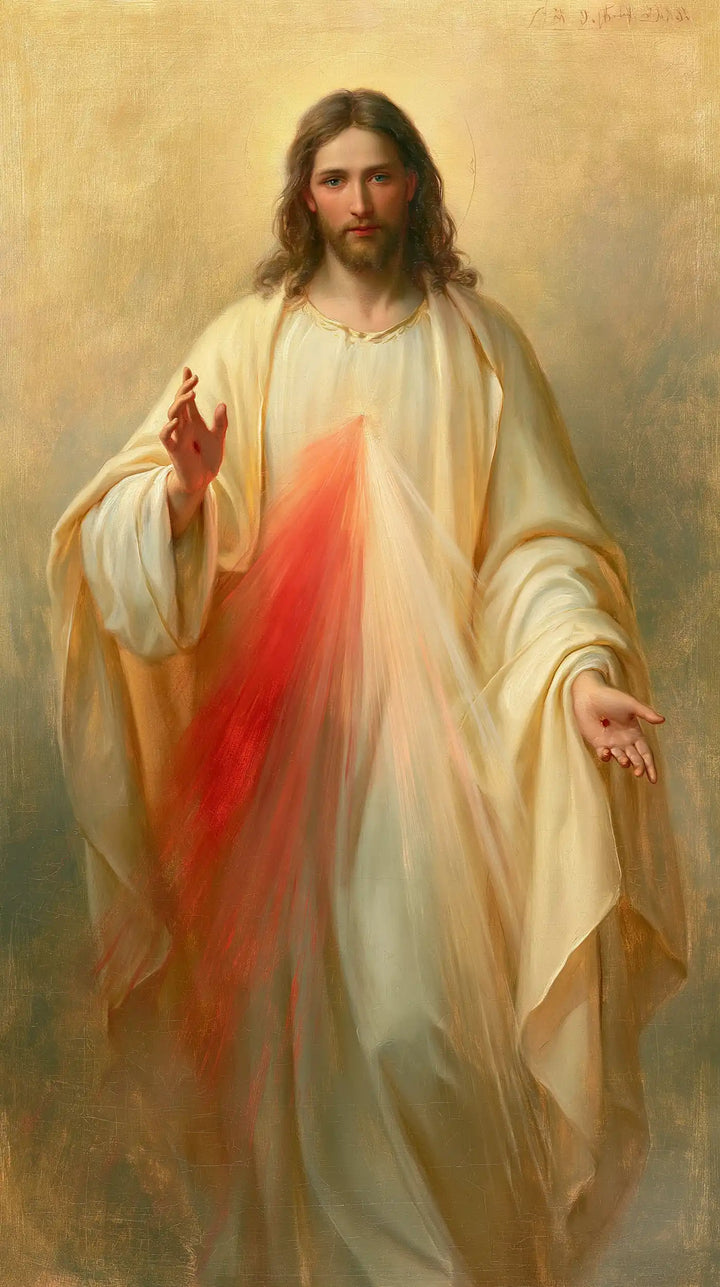 Divine Mercy Jesus - Jesus Welcoming the Faithful · Portrait n° 6