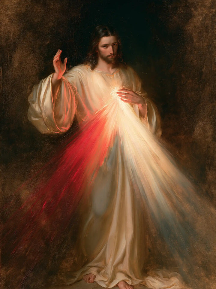 Divine Mercy Jesus - Rays of Mercy · Portrait n° 6