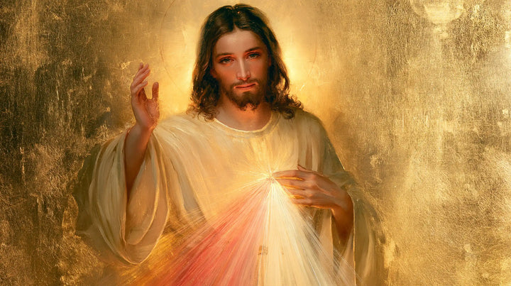 Divine Mercy Jesus - Sacred Gold · Landscape n° 4
