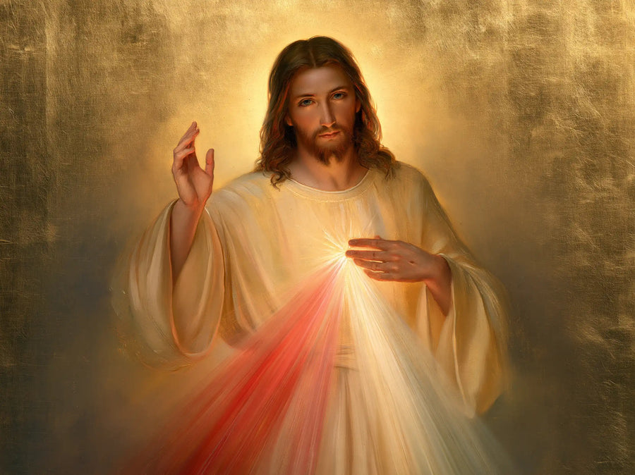 Divine Mercy Jesus - Sacred Gold · Landscape n° 9