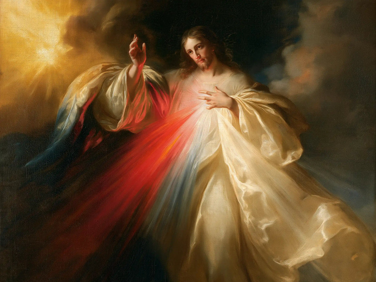 Divine Mercy Jesus — The Mantle in Heaven’s Breath