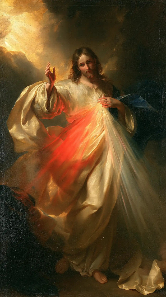 Divine Mercy Jesus - Theatrical Baroque · Portrait n° 4