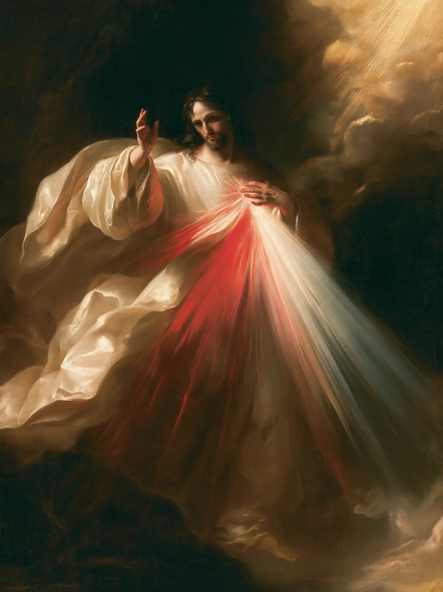Divine Mercy Jesus - Theatrical Baroque · Portrait n° 5