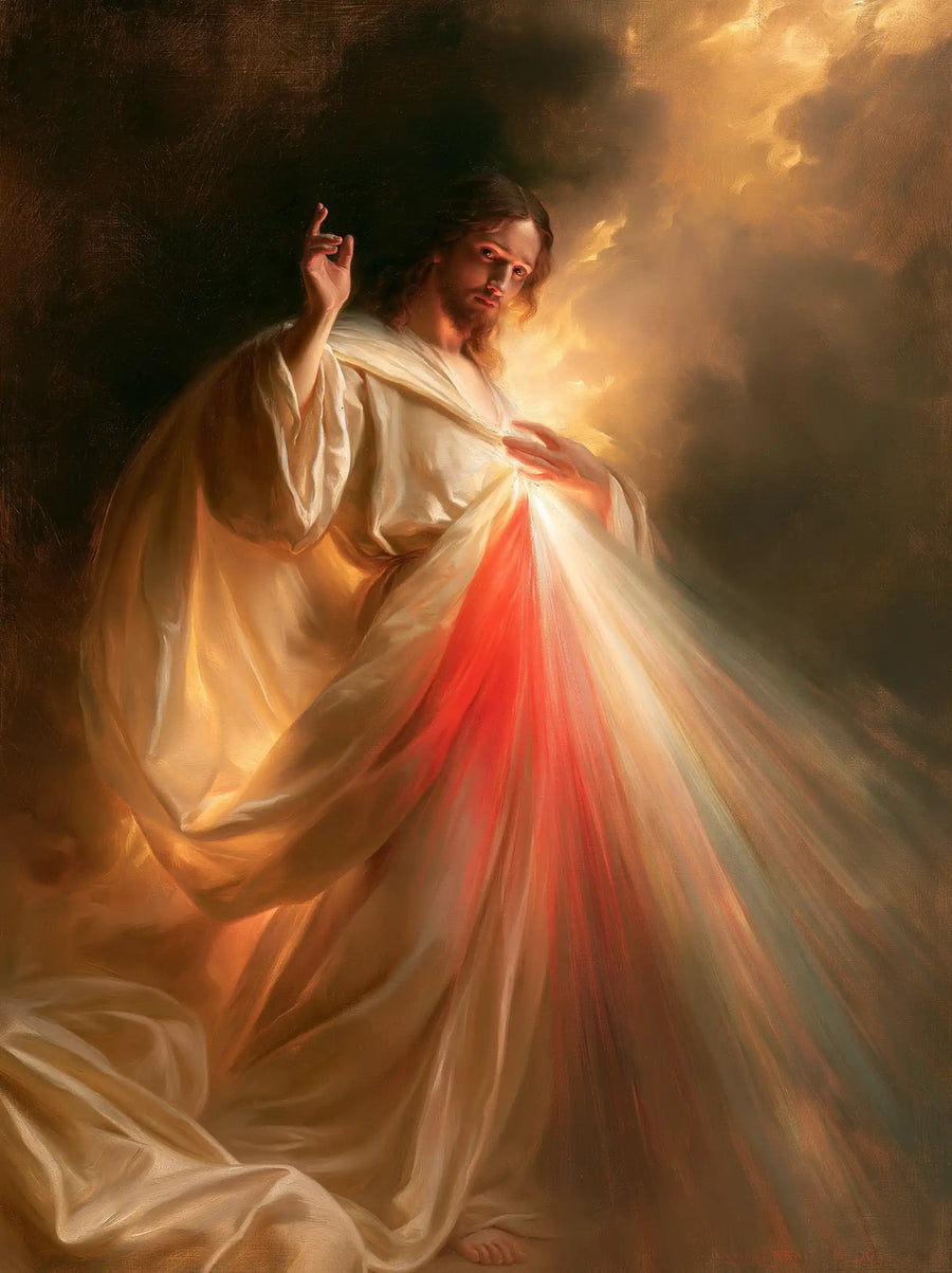 Divine Mercy Jesus - Theatrical Baroque · Portrait n° 6