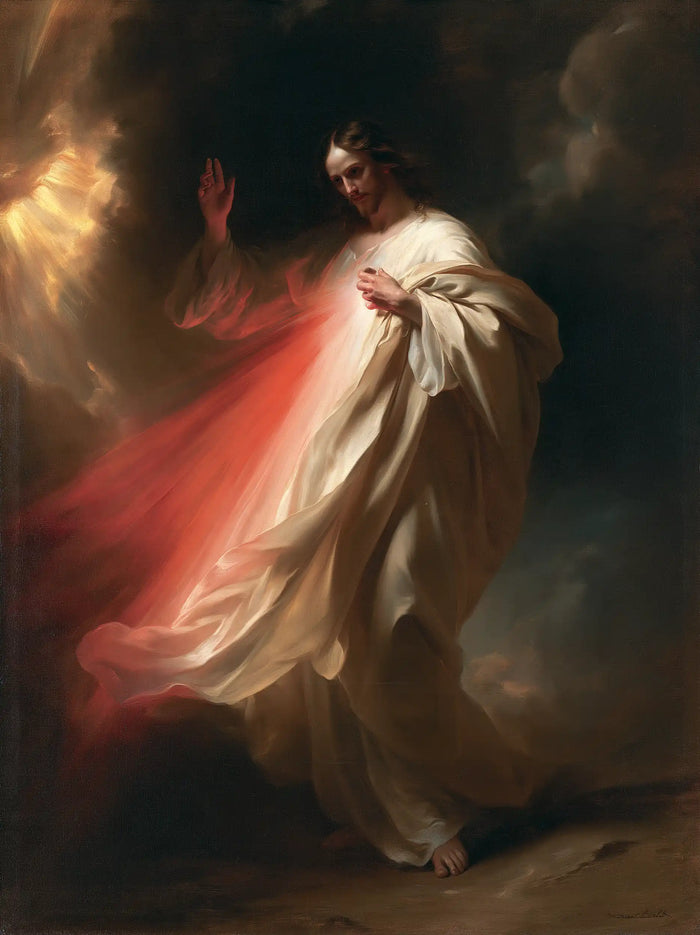 Divine Mercy Jesus - Theatrical Baroque · Portrait n° 7