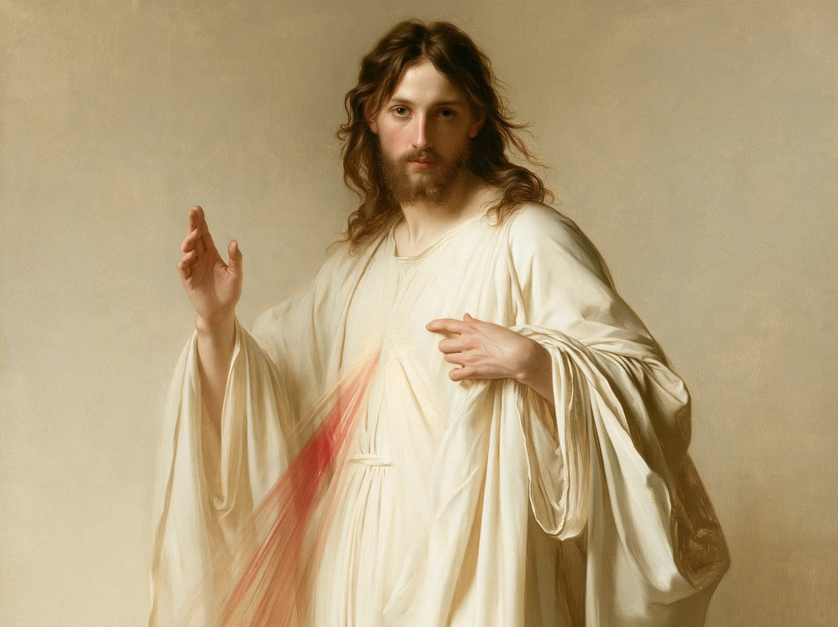 Divine Mercy Jesus – Ivory Benediction