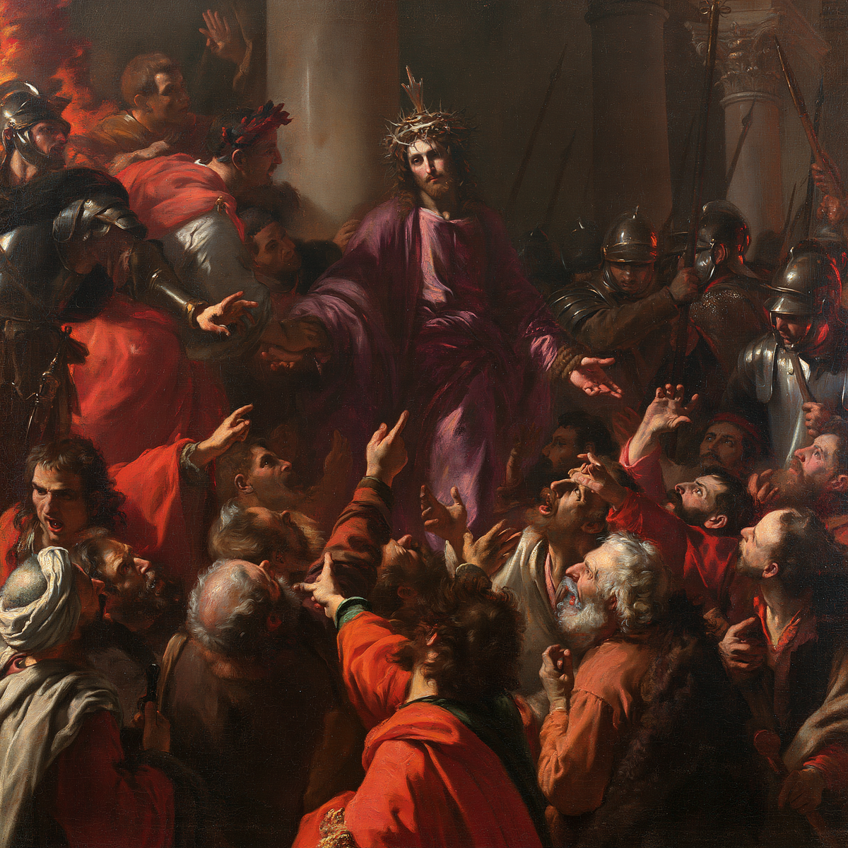 Ecce Homo — Open Arms in the Scarlet Swell