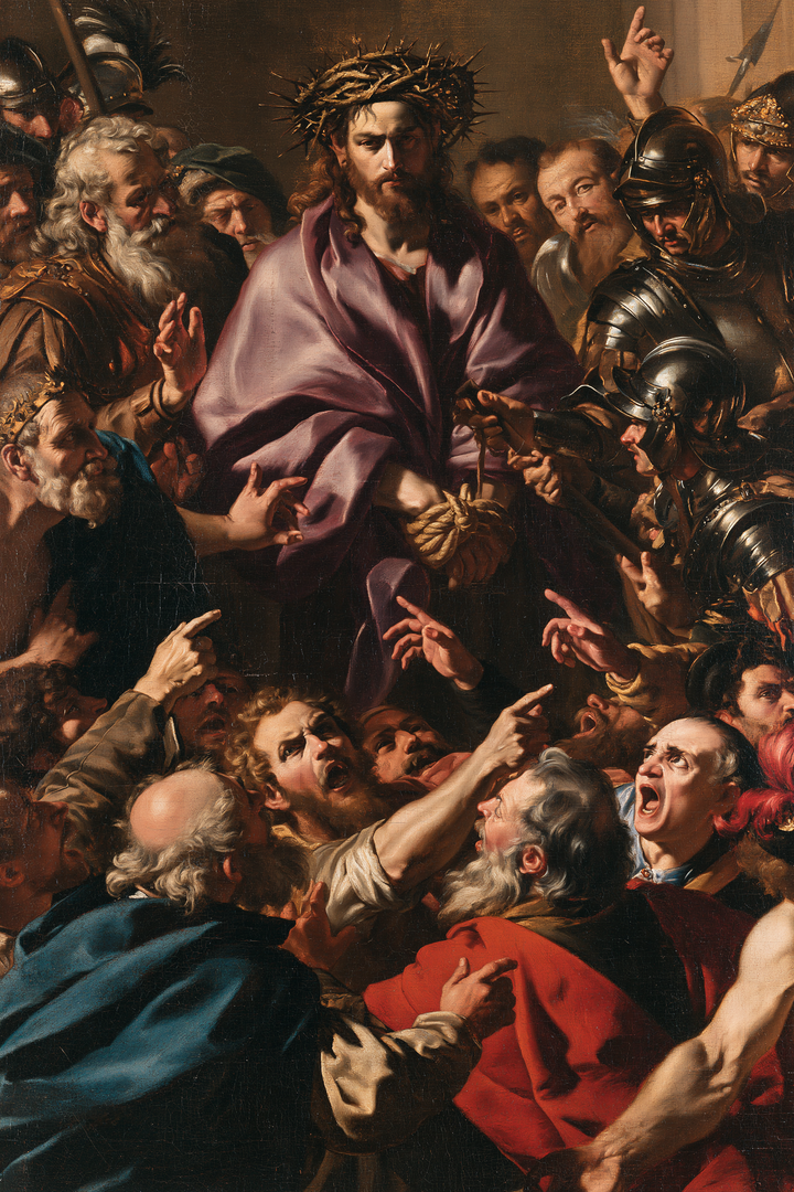 Ecce Homo — Wrists Above the Swell of Faces