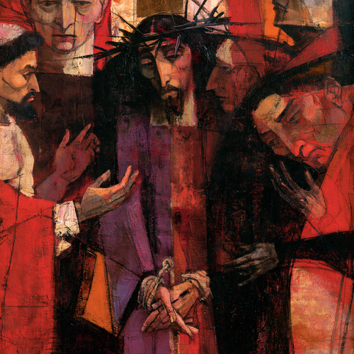 Ecce Homo - Expressionist · Carré n° 1 - ศิลปะคริสเตียน